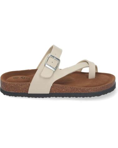 PUNTOSALAO SANDALIAS PLANAS BIO ESTILO ESCLAVA PARA MUJER COLOR BEIGE Y VARIOS COLORES