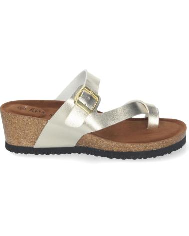 PUNTOSALAO SANDALIAS DORADAS DE CUNA BIO ESTILO ESCLAVA PARA MUJER YF-8 VARIOS COLORES