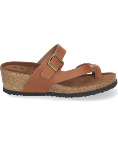 PUNTOSALAO SANDALIAS DE CUNA BIO ESTILO ESCLAVA PARA MUJER COLOR CAMEL VARIOS COLORES