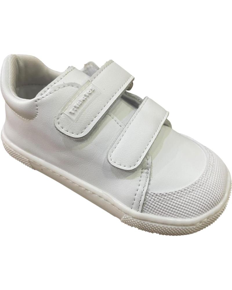 TITANITOS Scarpe Sportive Unisex Per Bambini - Rispettose Del Piede, Pelle Naturale Spagnola, Suola Morbida E Flessibile, Chiudono A Strappo - Made In Spain