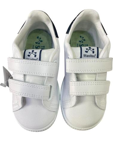 TITANITOS ZAPATILLAS DE DEPORTE EN COLOR PARA NINO BLANCO Y AZUL