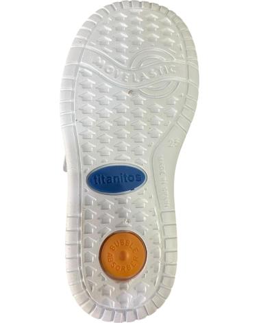 TITANITOS ZAPATILLAS DE DEPORTE EN COLOR PARA NINO BLANCO Y AZUL