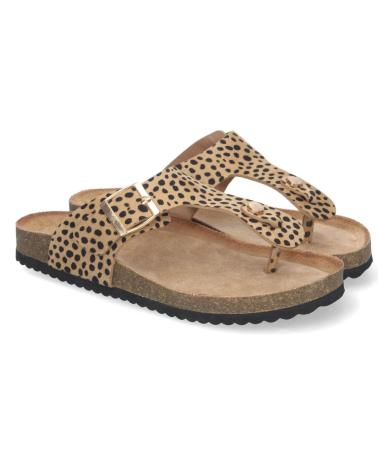PUNTOSALAO SANDALIAS PLANAS ESTILO ESCLAVA LEOPARDO MUJER 1A-1618 VARIOS COLORES