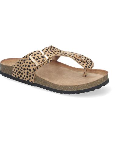 PUNTOSALAO SANDALIAS PLANAS ESTILO ESCLAVA LEOPARDO MUJER 1A-1618 VARIOS COLORES