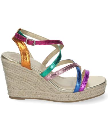 PUNTOSALAO SANDALIAS DE CUNAS EN YUTE PARA MUJER MULTICOLOR FUCSIA JNS- VARIOS COLORES