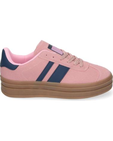 PUNTOSALAO ZAPATILLAS SNEAKERS CON PLATAFORMA MUJER COLOR ROSA TT-50 VARIOS COLORES