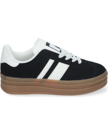 PUNTOSALAO ZAPATILLAS SNEAKERS CON PLATAFORMA MUJER COLOR NEGRO TT-50 VARIOS COLORES