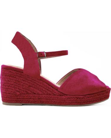 PUNTOSALAO SANDALIAS DE CUNA MEDIA EN YUTE EN COLOR FUCSIA PARA MUJER VARIOS COLORES