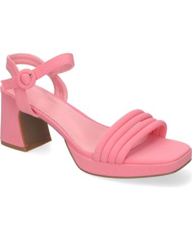 PUNTOSALAO SANDALIAS DE VESTIR TACON MEDIO COMODO DE MUJER COLOR ROSA W VARIOS COLORES