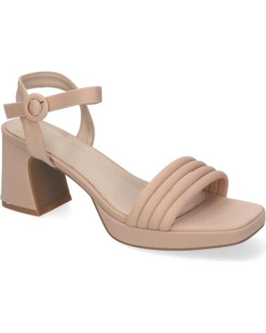 PUNTOSALAO SANDALIAS DE VESTIR TACON MEDIO COMODO DE MUJER COLOR BEIGE VARIOS COLORES