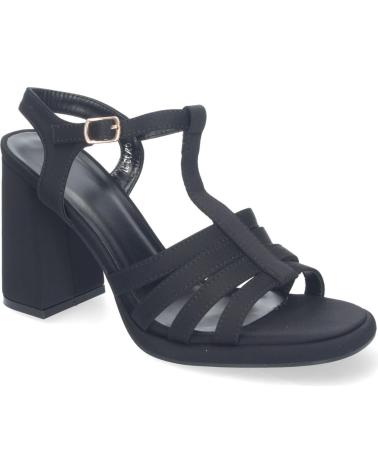 PUNTOSALAO SANDALIAS DE TACON MEDIO DE VESTIR PARA MUJER COLOR NEGRO G2 VARIOS COLORES