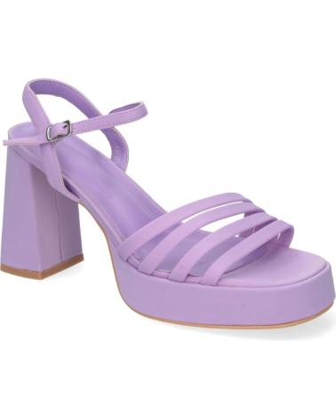 PUNTOSALAO SANDALIAS TACON MEDIO Y PLATAFORMA DE VESTIR MUJER COLOR LIL VARIOS COLORES