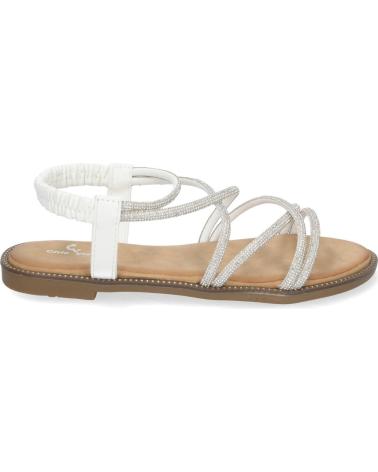 PUNTOSALAO SANDALIAS PLANAS COMODAS DETALLES BRILLANTES MUJER COLOR BLA VARIOS COLORES