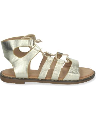 PUNTOSALAO SANDALIAS DORADAS PLANAS COMODAS ELEGANTES CIERRE CON CORDON VARIOS COLORES