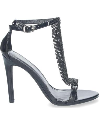 PUNTOSALAO SANDALIAS DE FIESTA TACON ALTO BRILLANTE MUJER COLOR NEGRO 6 VARIOS COLORES