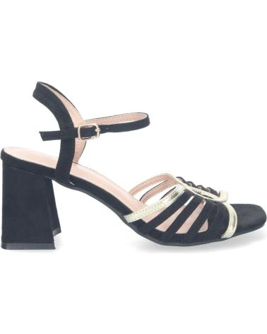 PUNTOSALAO SANDALIAS DE VESTIR TACON COMODO PARA MUJER COLOR NEGRO JL77 VARIOS COLORES
