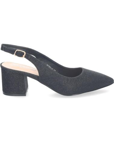 PUNTOSALAO ZAPATOS DE TACON BAJO COMODO PARA FIESTA MUJER COLOR NEGRO Y VARIOS COLORES