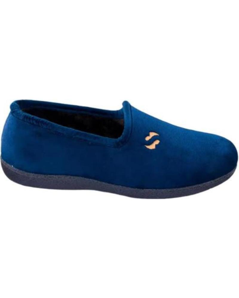 SEVILLAS ZAPATILLAS DE ESTAR POR CASA ABIERTAS PARA MUJER Y HOMBRE DE AZUL