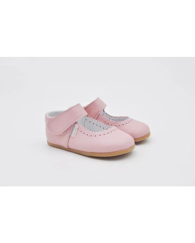 ANGELITOS PEPITO RESPETUOSO DE PIEL TALLAS 20 A 27 MODELO 540 ROSA