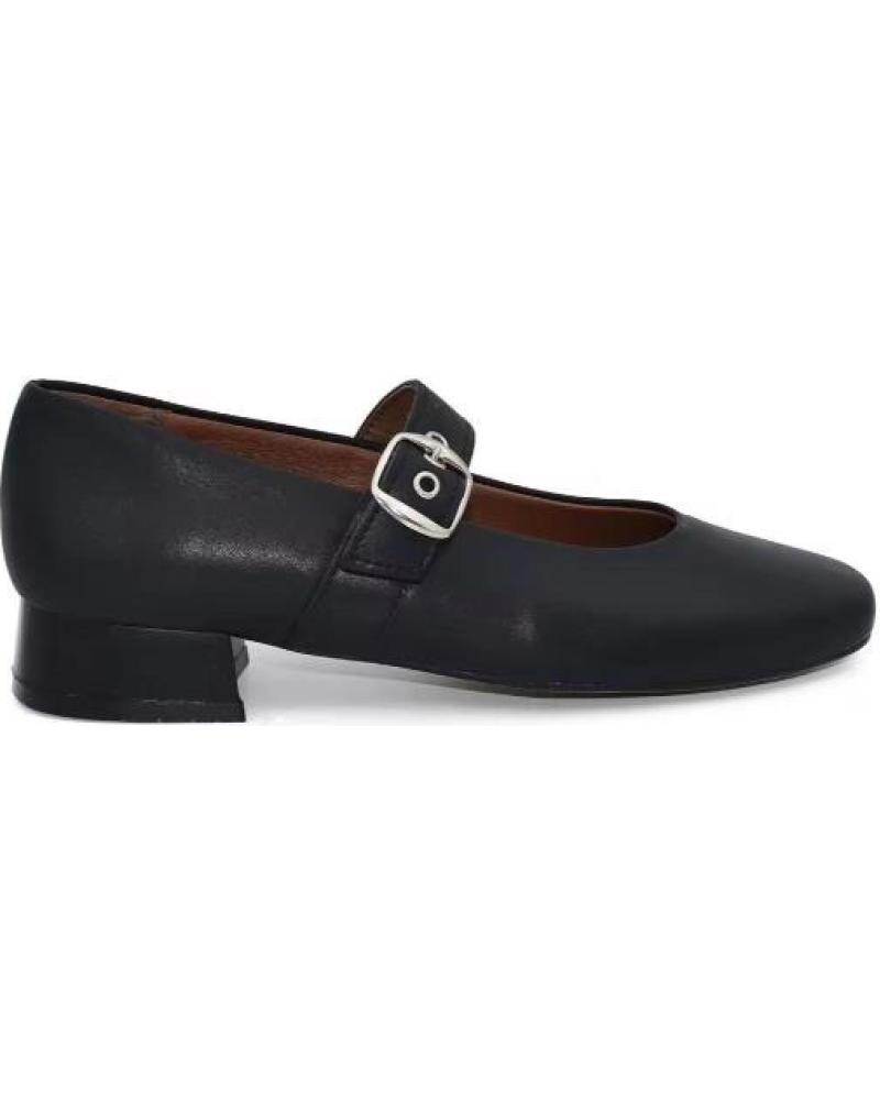 CHAMBY MERCEDITAS DE PIEL CON HEBILLA HECHO EN ESPANA TALLAS 35 A 4 NEGRO