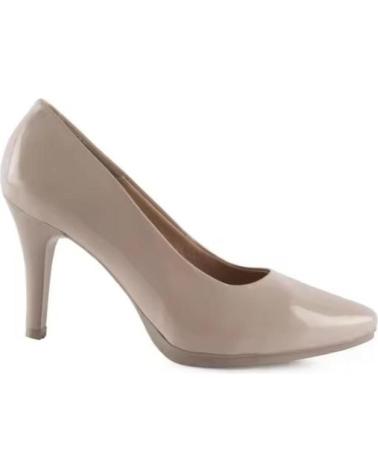 CHAMBY ZAPATO DE SALON DE CHAROL CON TACON ALTO PLANTILLA GEL HECHO VARIOS COLORES