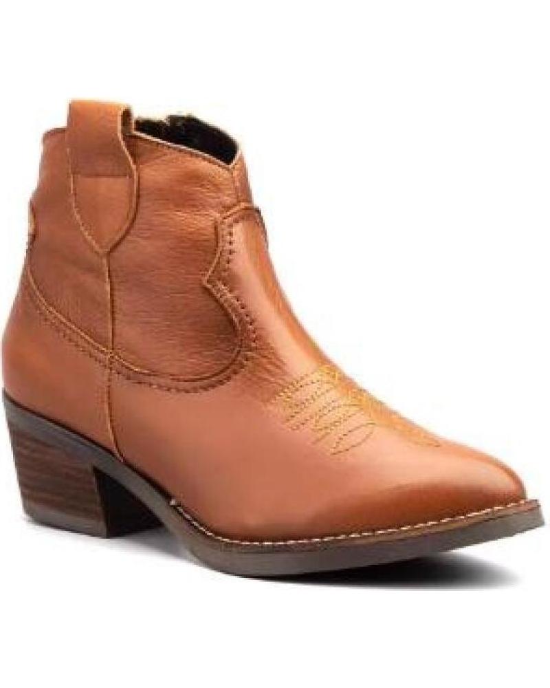 COWBOY-STIEFELETTEN DAMEN JAM MODELL BRAUN LEDER MARRóN