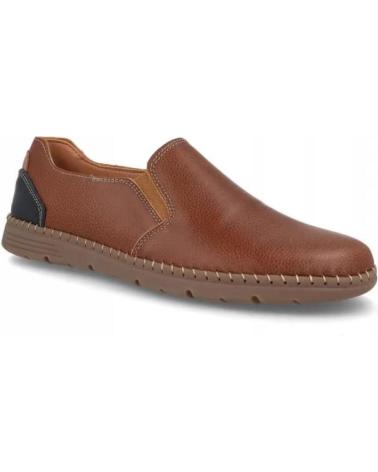 DJ SANTA SCARPE SLIP-ON IN PELLE UOMO MARRóN