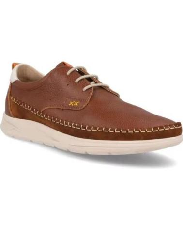 DJ SANTA SCARPE STRINGATE IN PELLE DA UOMO MARRóN