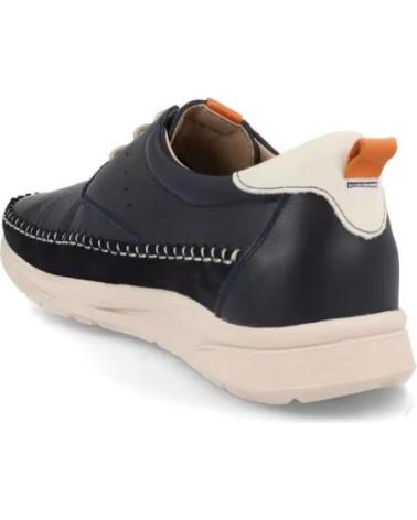 DJ SANTA SCARPE STRINGATE IN PELLE DA UOMO AZUL