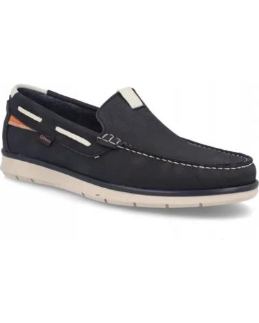 DJ SANTA MOCASSINI NAUTICI PELLE UOMO BLU AZUL