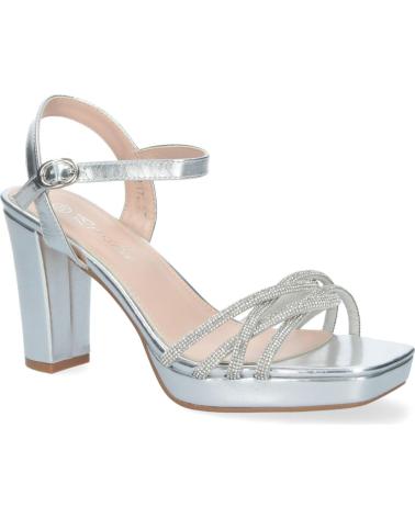 PUNTOSALAO SANDALIAS PLATEADAS DE TACON PARA FIESTA PALA BRILLANTE MUJE VARIOS COLORES