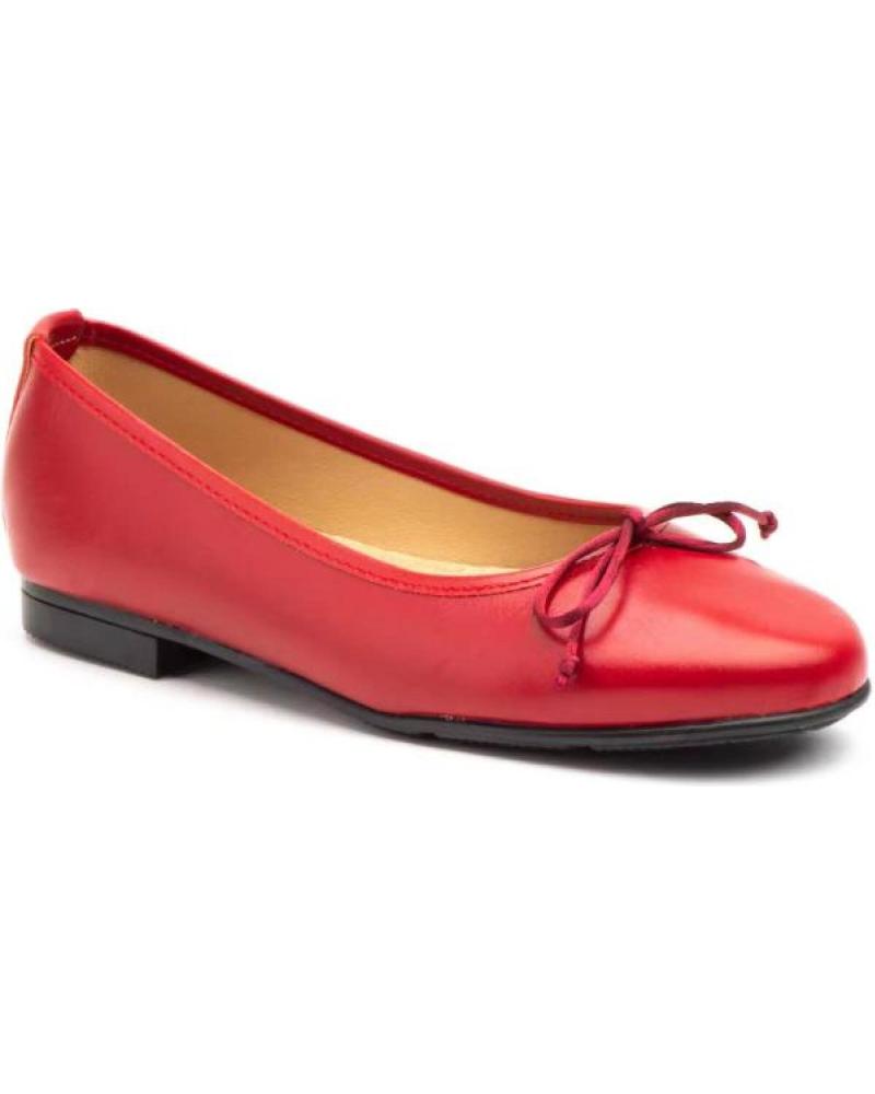 BAILARINAS CLÁSICAS DE MUJER KATOSINES MODELO 19123 CON LAZO ROJO