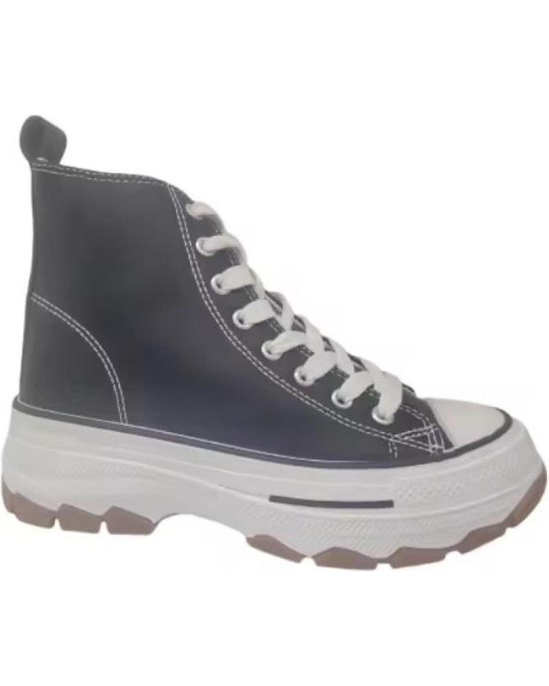 STIVALETTI KATOSINES IN ECOPELLE CON PIATTAFORMA TRACK DA DONNA NEGRO