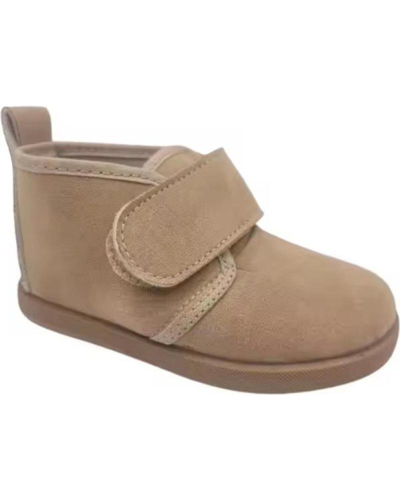 BAMBINO CONDIZ SERRATEX VEGANO STIVALETTO CON VELCRO MARRóN