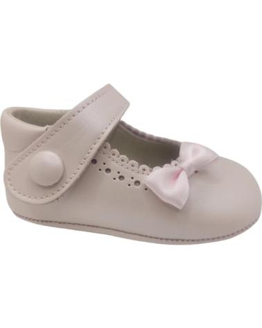 CITOS MARY JANE IN PELLE PER BAMBINO CON FIOCCO ROSA