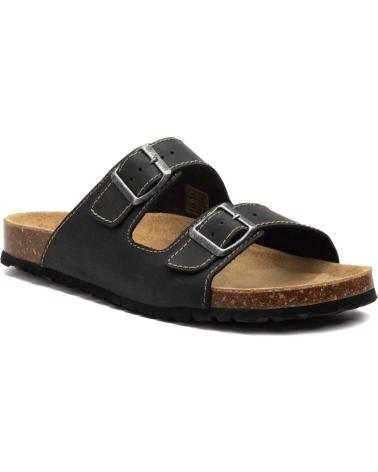 JAM SANDÁLIA BIO PELE HOMEM FIVELAS MODELO 7378 PRETO NEGRO