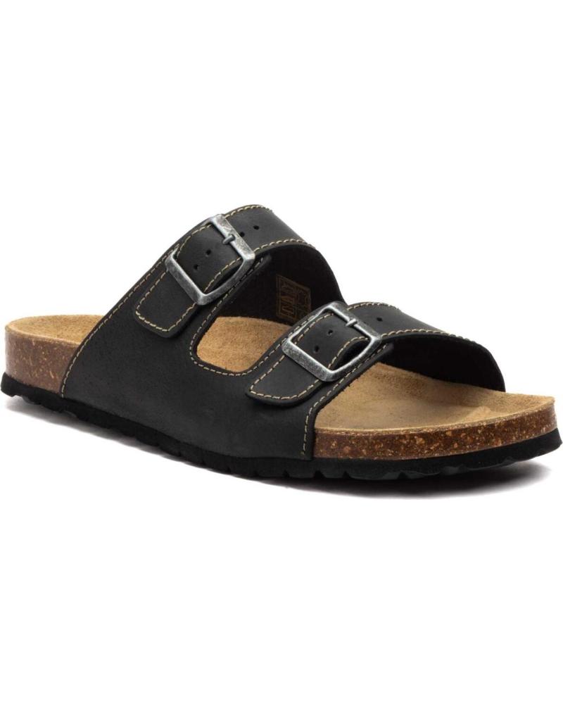 JAM SANDÁLIA BIO PELE HOMEM FIVELAS MODELO 7378 PRETO NEGRO