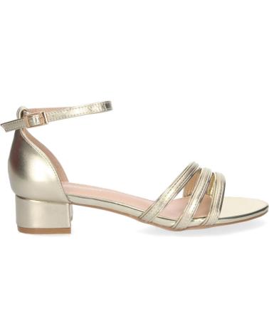 PUNTOSALAO SANDALIAS DORADAS DE TACON BAJO COMODO PARA FIESTA MUJER RG7 VARIOS COLORES