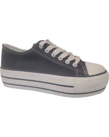 ZAPATILLAS KATOSINES MUJER POLIPIEL TRIPLE SUELA NEGRO