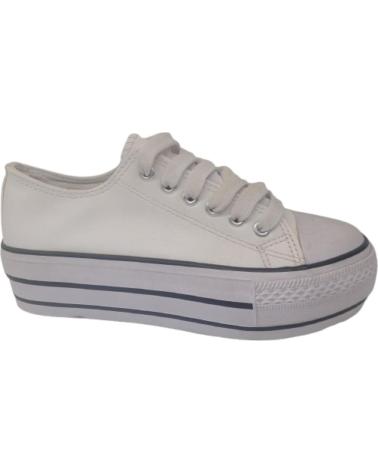 ZAPATILLAS KATOSINES MUJER POLIPIEL TRIPLE SUELA BLANCO