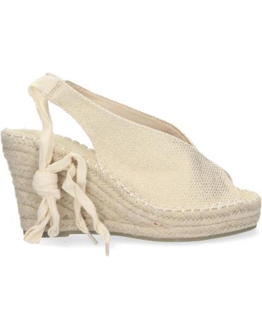 PUNTOSALAO SANDALIAS DORADAS DE CUNA EN YUTE MUJER CON PALA ABIERTA TF3 VARIOS COLORES