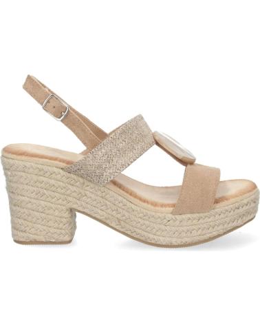 PUNTOSALAO SANDALIAS DE TACON Y PLATAFORMA PARA MUJER COLOR KAQUI JNS-5 VARIOS COLORES