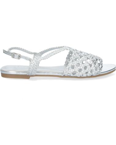 PUNTOSALAO SANDALIAS PLATEADAS PLANAS COMODAS PARA MUJER GZ-2Q4 VARIOS COLORES