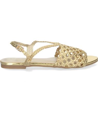 PUNTOSALAO SANDALIAS DORADAS PLANAS COMODAS PARA MUJER GZ-2Q4 VARIOS COLORES