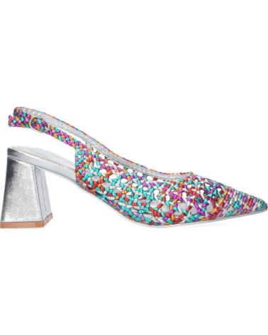 PUNTOSALAO ZAPATOS TACON COMODO DE SALON ENTRELAZADO MULTICOLOR VARIOS COLORES