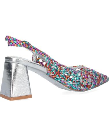 PUNTOSALAO ZAPATOS TACON COMODO DE SALON ENTRELAZADO MULTICOLOR VARIOS COLORES