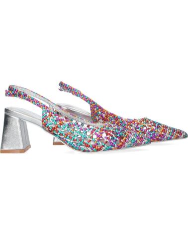 PUNTOSALAO ZAPATOS TACON COMODO DE SALON ENTRELAZADO MULTICOLOR VARIOS COLORES