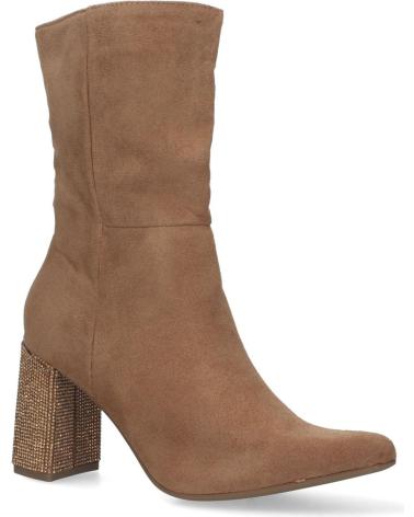 PUNTOSALAO BOTINES CON TACON MEDIO DE STRASS Y PUNTA FINA MUJER COLOR C VARIOS COLORES