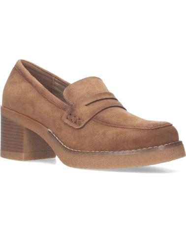 PUNTOSALAO MOCASINES DE TACON COMODO PARA MUJER COLOR CAMEL VR3-537 VARIOS COLORES