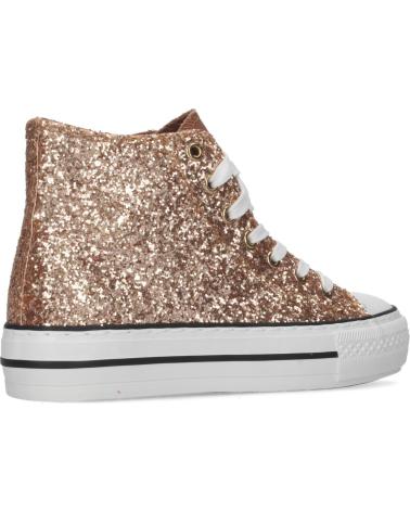 PUNTOSALAO ZAPATILLAS BRILLANTES ABOTINADAS SNEAKER COLOR CHAMPAN MUJER VARIOS COLORES